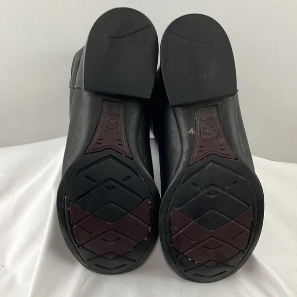 Ariat Men’s Black Leather Work Boots - Picture 12 of 14